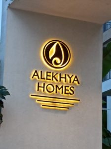 Alekya Homes LED Signage Hyderabad